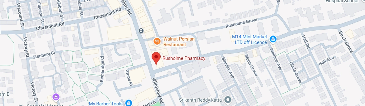 Prescription Collection Rusholme Map